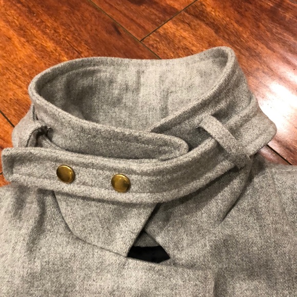 JOA Gray Long Vest sleeveless coat - Picture 6 of 10